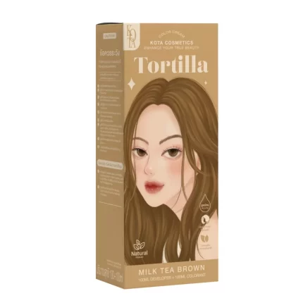 ًصبغة شعر بني شاي حليب 100مل Kota Cosmetics Tortilla (Milk Tea Brown)