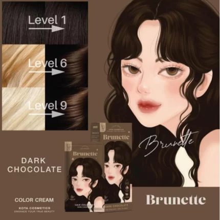 ًصبغة شعر بني غامق 100مل KOTA Color Cream Brunette (Dark Chocolate)
