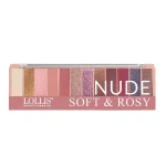لوليس باليت ظلال العيون نيود سوفت روزي LOLLIS Nude Soft & Rosy Eyeshadow Palette