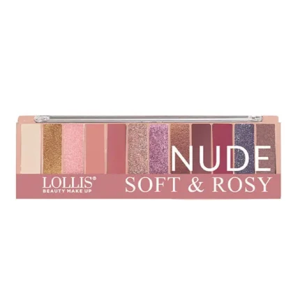 لوليس باليت ظلال العيون نيود سوفت روزي LOLLIS Nude Soft & Rosy Eyeshadow Palette