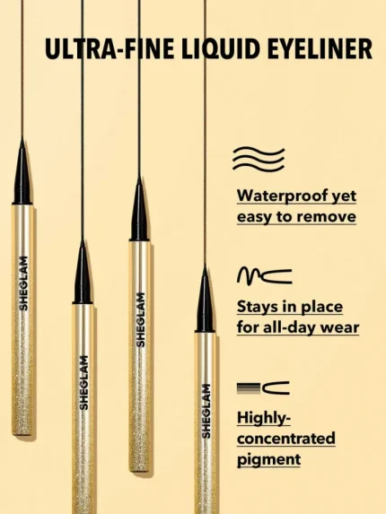 شيجلام لاين ديفاين كحل سائل أسود SHEGLAM Line & Define Waterproof Liquid Eyeliner
