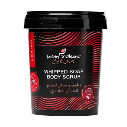 جاردن اوليان صابون ومقشر للجسم العكر الفاسي Jardin Oleane Whipped Soap Aker Fasi