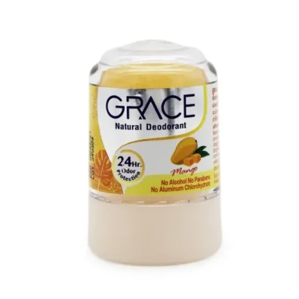 جريس مزيل عرق طبيعي بالمانجو بدون رائحة او عطر 70جم Grace Mango Crystal Deodorant