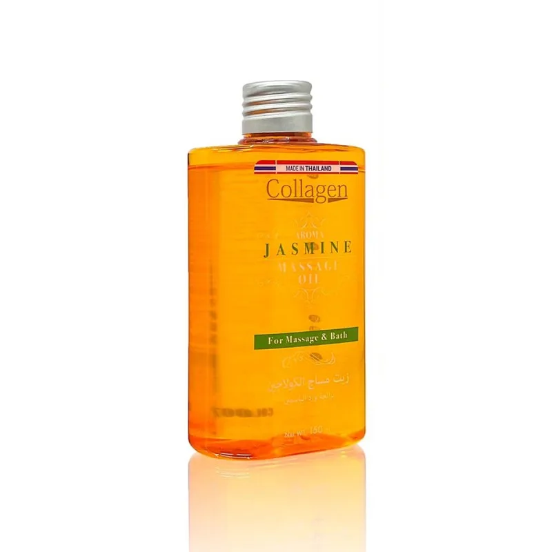 زيت مساج الكولاجين برائحة ورد الياسمين حجم 150 مل Massage Oil Jasmine by Collagen زيت مساج الكولاجين برائحة ورد الياسمين حجم 150 مل Massage Oil Jasmine by Collagen