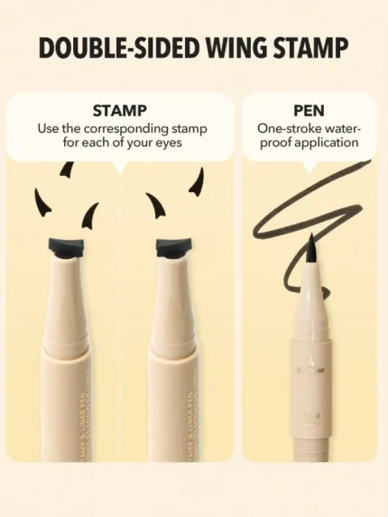شيجلام قلم تحديد العيون 3 في 1 جيت فوكسي أسود Sheglam Get Foxy Eye Stamp & Liner Pen