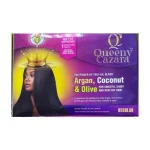 كويني كازارا مجموعة فرد الشعر بالارغان وجوز الهند والزيتون عادي Queeny Cazara No-Lye Relaxer Kit Regular