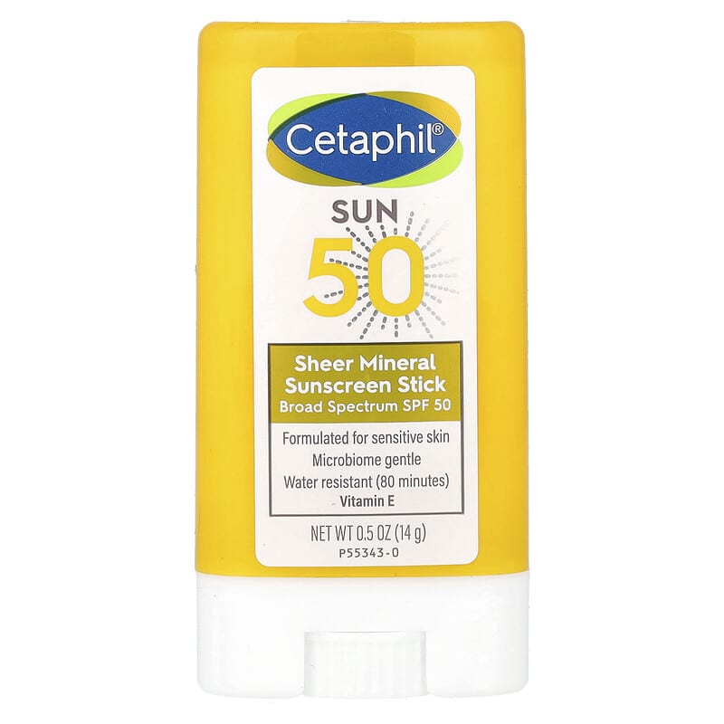16 (2) سيتافيل عصا واقي شمس معدني 14جم Cetaphil Sheer Mineral Sunscreen Stick