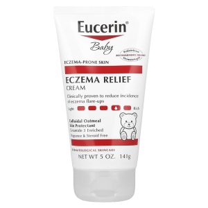 يوسرين كريم علاج الأكزيما للأطفال 141جم Eucerin Baby Eczema Relief Cream For Eczema-Prone Skin