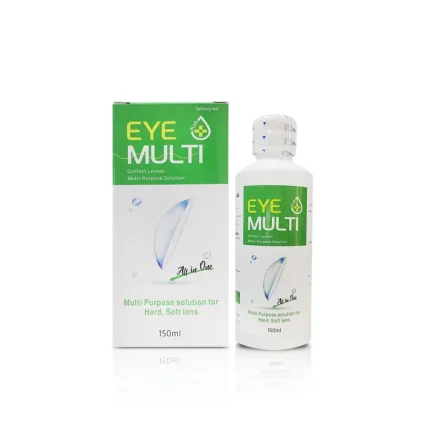 اي مالتي بلس محلول متعدد الاستخدامات للعدسات 150مل Eye Plus Multi-Purpose Lense Liquid Solution 150ml