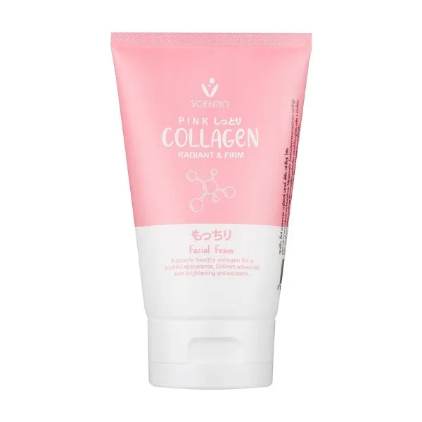 رغوة تنظيف سينتيو الوردية للوجه بالكولاجين SCENTIO PINK COLLAGEN RADIANT & FIRM FACIAL FOAM رغوة تنظيف سينتيو الوردية للوجه بالكولاجين SCENTIO PINK COLLAGEN RADIANT & FIRM FACIAL FOAM