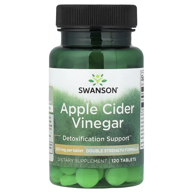 سوانسون حبوب خل التفاح 120 قرص Swanson Apple Cider Vinegar Tablets (2) سوانسون حبوب خل التفاح 120 قرص Swanson Apple Cider Vinegar Tablets
