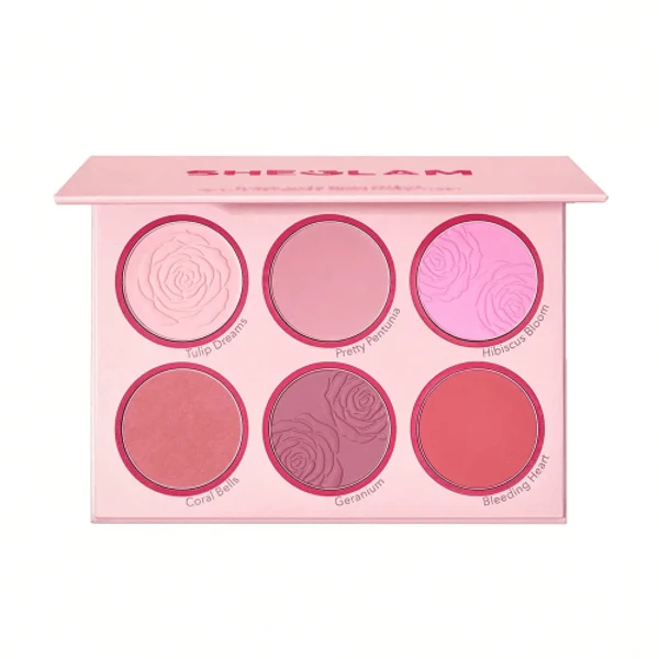 شيجلام مجموعة بلاشر أحمر خدود فلورال فلوش باليت SHEGLAM Floral Flush Blush Palette شيجلام مجموعة بلاشر أحمر خدود فلورال فلوش باليت SHEGLAM Floral Flush Blush Palette