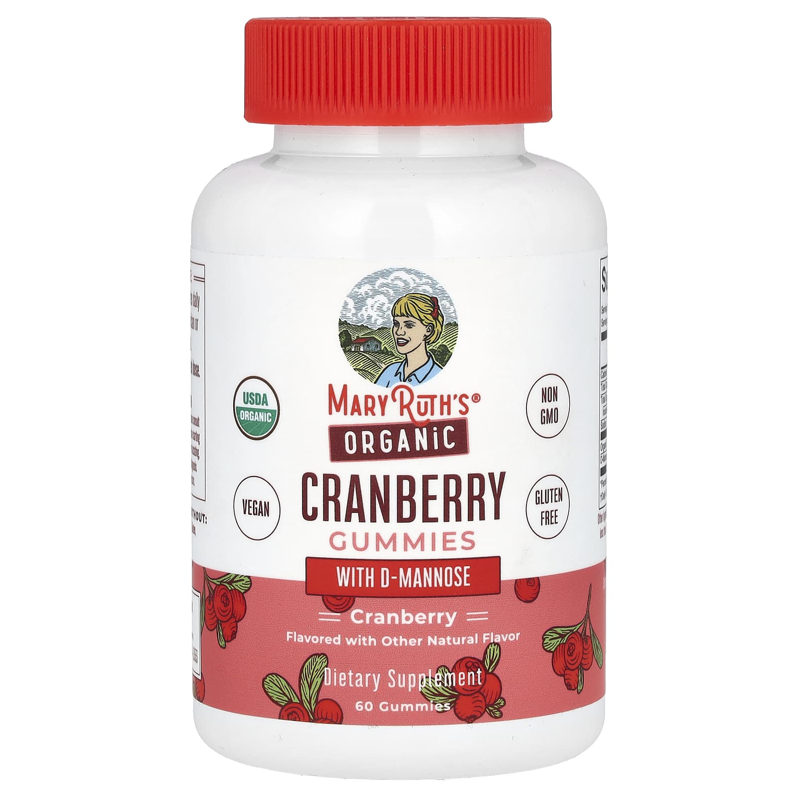 ماري روث علكة التوت البري العضوي لصحة المسالك البولية 60 علكة MaryRuth Organics Organic Cranberry Gummies (2) ماري روث علكة التوت البري العضوي لصحة المسالك البولية 60 علكة MaryRuth Organics Organic Cranberry Gummies