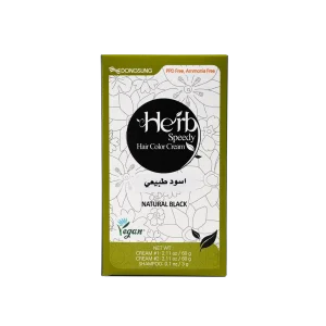 Herb Speedy Color Cream Hair Dye - Natural Black