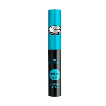 ايسينس كحل عيون سائل مقاوم للماء أسود 01 | Essence Liquid Ink Eyeliner Waterproof Black 01