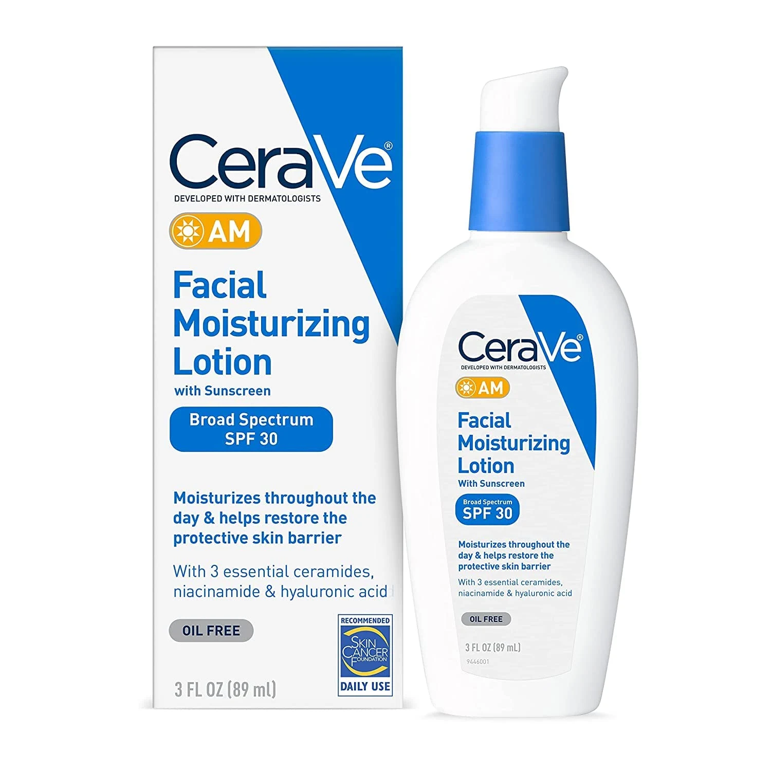 سيرافي لوشن مرطب للوجه مع واقي شمس SPF30 89مل CeraVe Facial Moisturizing Lotion AM