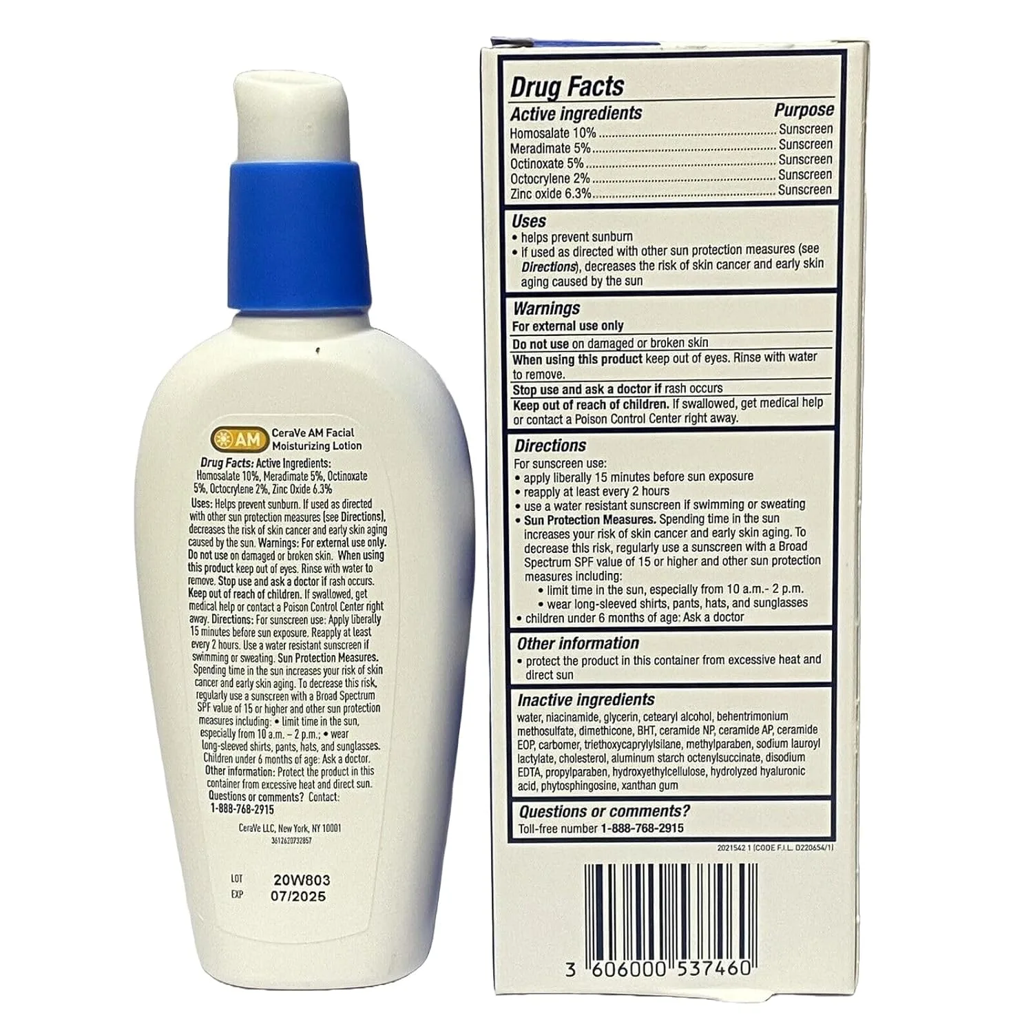 سيرافي لوشن مرطب للوجه مع واقي شمس SPF30 89مل CeraVe Facial Moisturizing Lotion AM