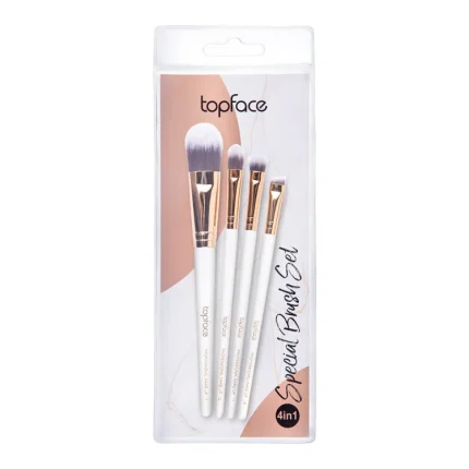 توب فيس مجموعة فرش سبيشال 4 في 1- 4 فرش Topface 4 in 1 Special Brush Set - 4 Brushes