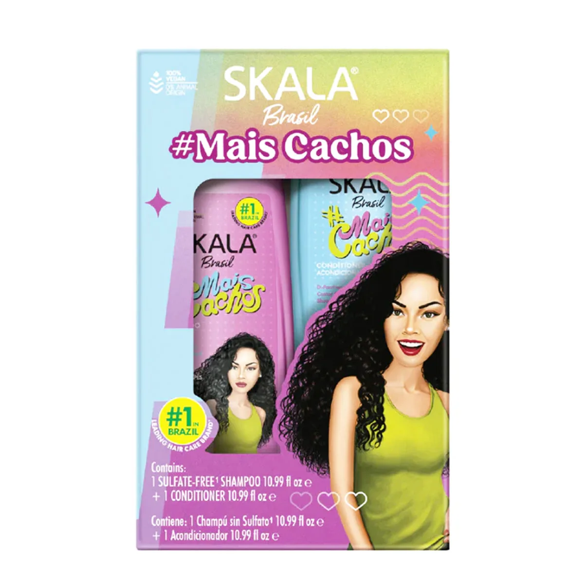 سكالا مجموعة شامبو وبلسم 325مل SKALA Mais Cachos Shampoo and Conditioner Kit