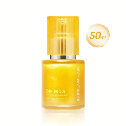 شيجلام سيروم تصفيف ولمعان للشعر جلو شاين 50مل Sheglam 24K Glow High Shine Styling Serum