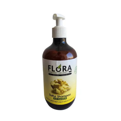 شامبو ضد القشرة والحكة بالكبريت فلورا 500مل