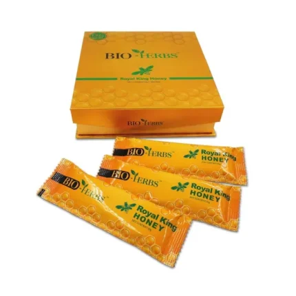 عسل النحل الملكي الماليزي 10 ظرف × 30جم Bio Herbs Royal King Honey For Men Power