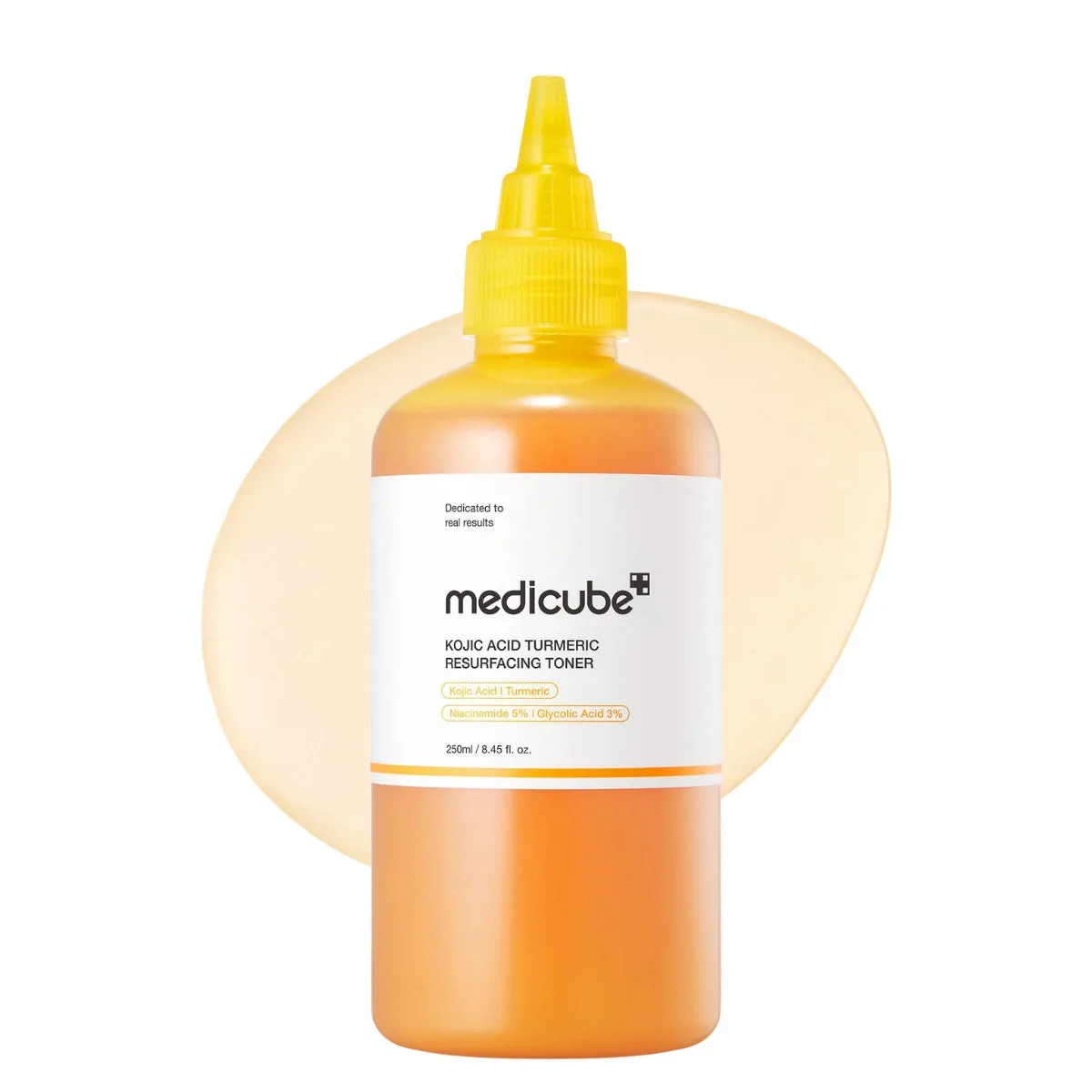 ميديكوب تونر بحمض الكوجيك والكركم لتفيتح وتنقية البشرة 250مل Medicube Kojic Acid & Turmeric Skin Renewal Toner