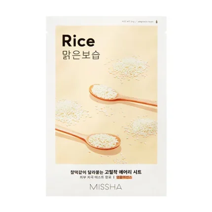 ميشا قناع ورقي بالارز لمعالجة الشيخوخة 19جم Missha Airy Fit Sheet Mask Rice