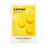 ميشا قناع ورقي بالليمون لإشراقة البشرة 19جم Missha Airy Fit Sheet Mask Lemon