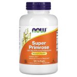 مكمل NOW Super Primrose بتركيز 1300ملجم لدعم هرمونات المرأه 120كبسولة
