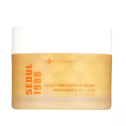 كريم K-Secret بكبسولات اليوجا والنياسيناميد لترطيب البشرة وتنعيمها 50مل