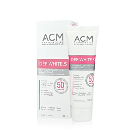 كريم ديبي وايت واقي شمس لتفتيح اليدين والوجه SPF50 من اي سي ام 50مل