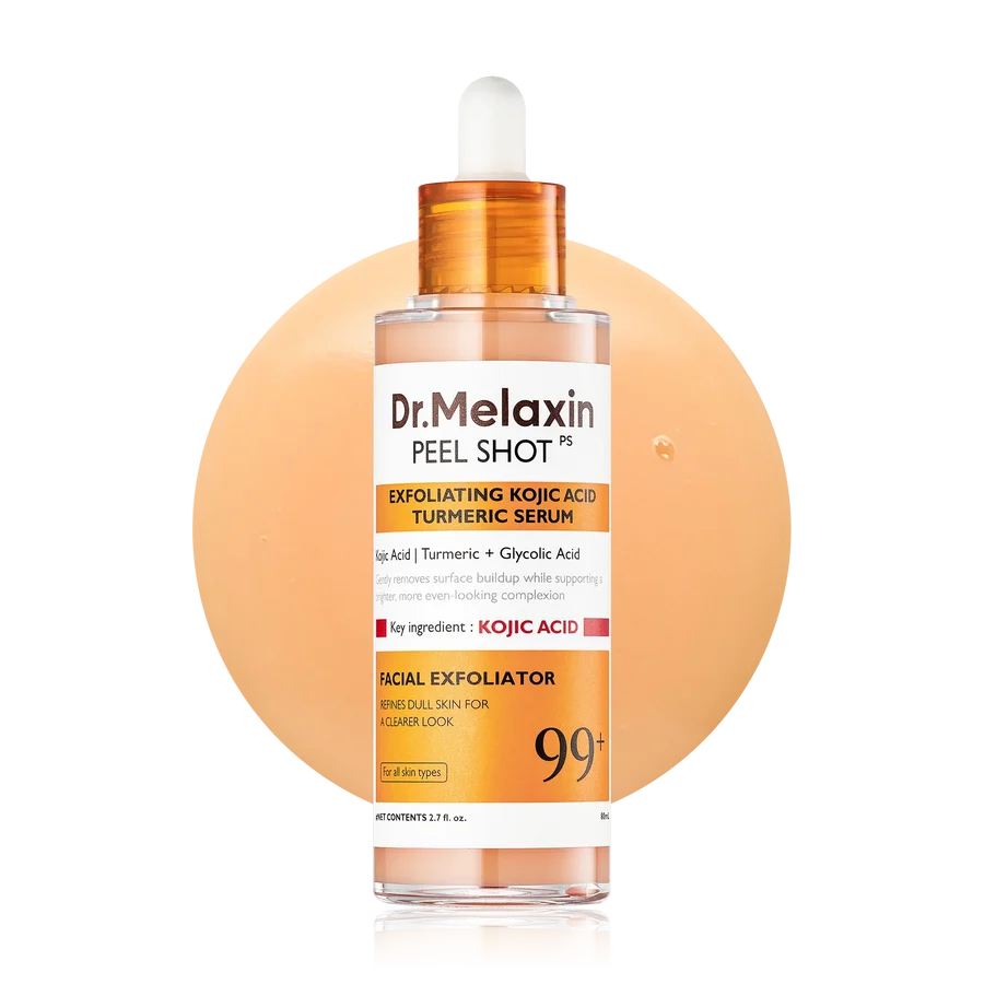 Peel_Shot_Kojik_Acid_Turmeric_Serum_thumbnail سيروم Dr.Melaxin Peel Shot Kojic Acid Turmeric لتوحيد لون البشرة 80مل