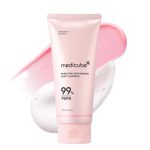 غسول ميديكوب PDRN Pink Niacinamide Whip Cleanser لتنظيف وتفتيح البشرة 120جم