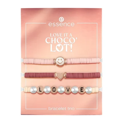 ايسنس أساور لوف ايت شوكو 01 Essence Love It A Choco'lot Bracelet trio