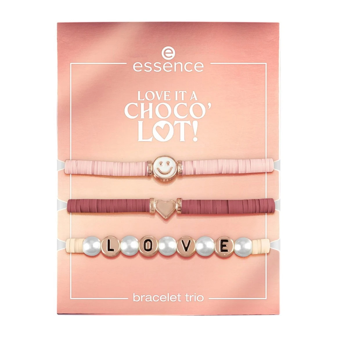 ايسنس أساور لوف ايت شوكو 01 Essence Love It A Choco'lot Bracelet trio