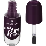 طلاء أظافر جل من ايسنس 84 Essence Gel Nail Colour - 84 BLACK plum & DONE