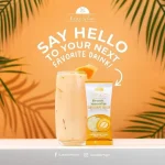 عصير لوكس سليم بيوتي – كانتالوب ميلون بالكولاجين البحري الفاخر | 8 أكياس Luxe Slim Beauty Smoothie Cantaloupe Melon Herbal Drink Mix