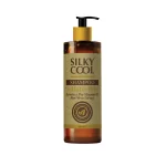 شامبو سيلكي كول الخالي من الكبريتات بخلاصة الكيراتين وبرو فيتامين ب5 والألوة فيرا 500مل Silky Cool Sulfate-Free Shampoo