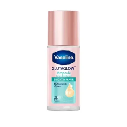 فازلين سيروم مزيل عرق رول اون جلوتا جلو برايت اند ريباير 45مل Vaseline Roll-On Gluta Glow Bright & Repair Serum Deodorant