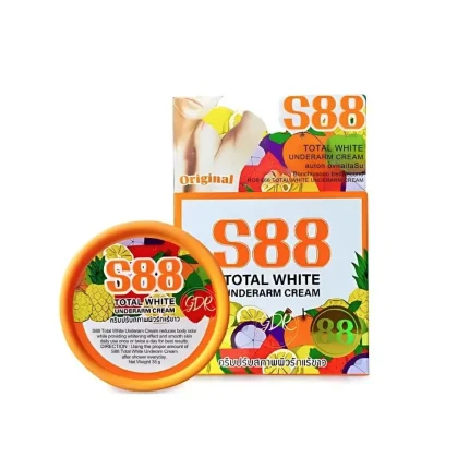 كريم س88 توتال وايت لتفتيح تحت الابط 35جرام S88 Total White Underarm Cream