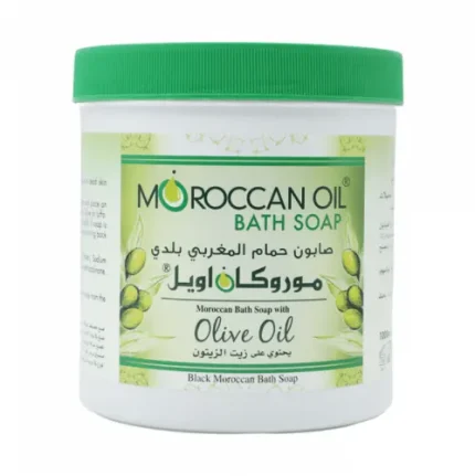 صابون حمام مغربي البلدي بخلاصة زيت الزيتون من موروكان أويل - 1000مل Moroccan Oil Moroccan Bath Soap With Olive Oil - 1000ml