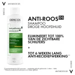 Vichy Dercos Anti- شامبو فيشي ديركوس DS المضاد للقشرة للشعر الجاف 200مل Roos DS Werkzame Shampoo Droog Haar