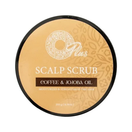 أو بلس مقشر فروة الراس بالقهوة و الجوجوبا 200مل | O plus Coffee & Jojoba Oil Scalp Scrub