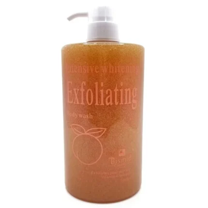 بسميد غسول الجسم المقشر والمفتّح المكثف لبشرة ناعمة ومشرقة 1000مل Bismid Intensive Whitening Exfoliating Body Wash