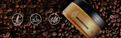 أو بلس مقشر فروة الراس بالقهوة و الجوجوبا 200مل | O plus Coffee & Jojoba Oil Scalp Scrub
