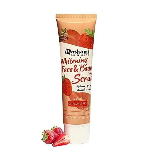 WASHAMI Strawberry Whitening Face & Body Scrub WASHAMI Strawberry Whitening Face & Body Scrub