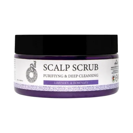 أو بلس مقشر فروة الراس بزيت اكليل الجبل واللافندر 200مل | O plus Lavender & Rosemary Scalp Scrub