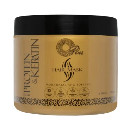 أو بلس ماسك الشعر بالبروتين والكيراتين 500مل | O plus Protein and keratin Hair Mask 500ml