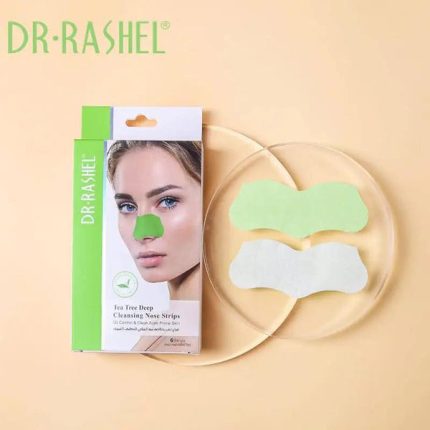 دكتور راشيل قناع انف بخلاصة نبتة الشاي للتنظيف 6 قطع Dr. Rashel Tea Tree Deep Cleansing Nose Strips